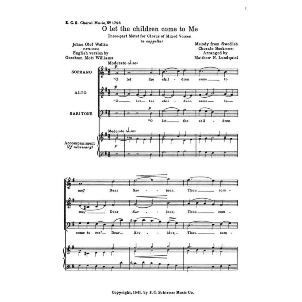 O Let the Children Come to Me