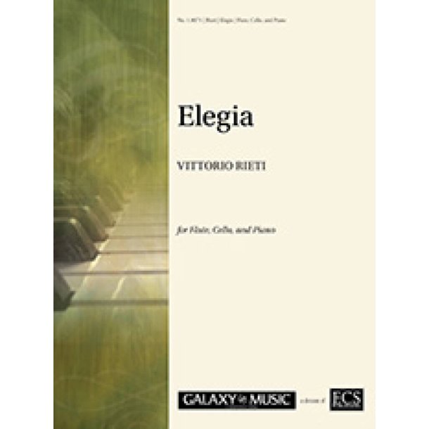 Elegia : for flute, cello & piano