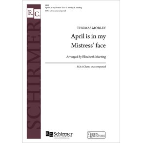 April is in my mistress' face