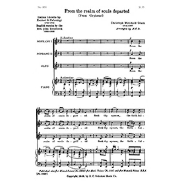 From the Realm of Souls Departed : from 'Orpheus'