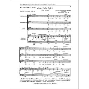 Jesu, Holy Spirit : Ave verum