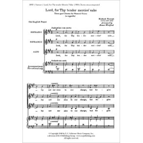 Lord, For Thy Tender Mercies' Sake