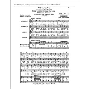 Sing Praises to Our Savior : Celebrons la naissance