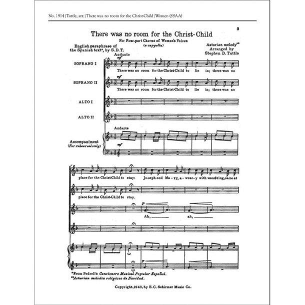 There Was No Room for the Christ Child