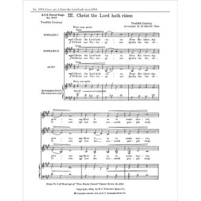 Christ the Lord Hath Risen