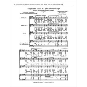 Shepherds, Shake Off Your Drowsy Sleep : Bergers, secoue ton sommeil profond