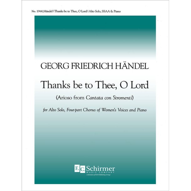 Thanks Be To Thee, O Lord