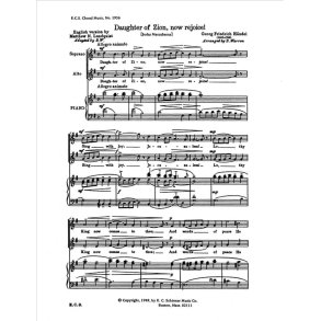 Judas Maccabeus: Daughter of Zion, Now rejoice!