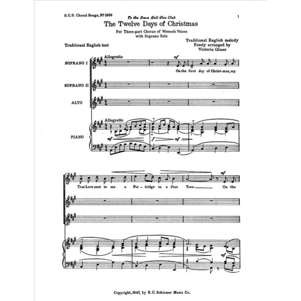 The Twelve Days of Christmas