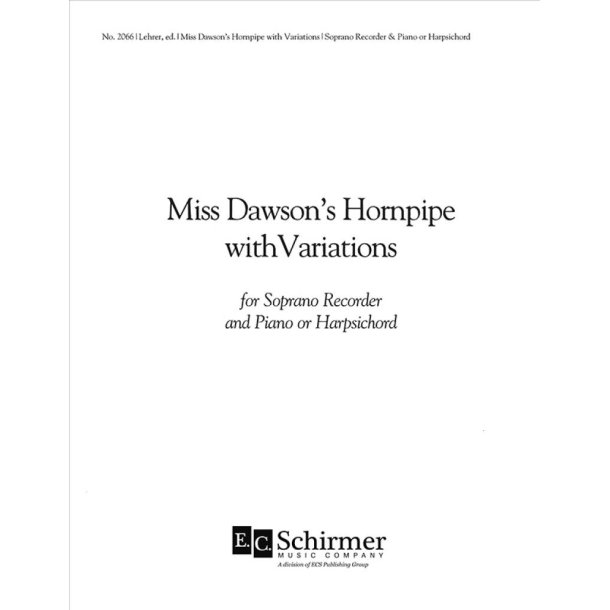 Miss Dawson's Hornpipe