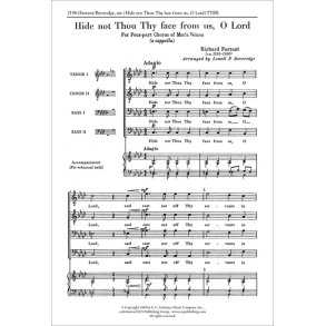 Hide Not Thou Thy Face From Me