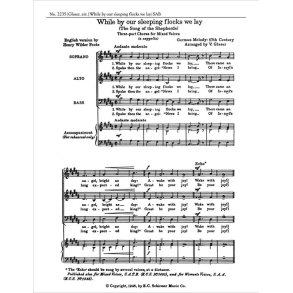 While By Our Sleeping Flocks We Lay