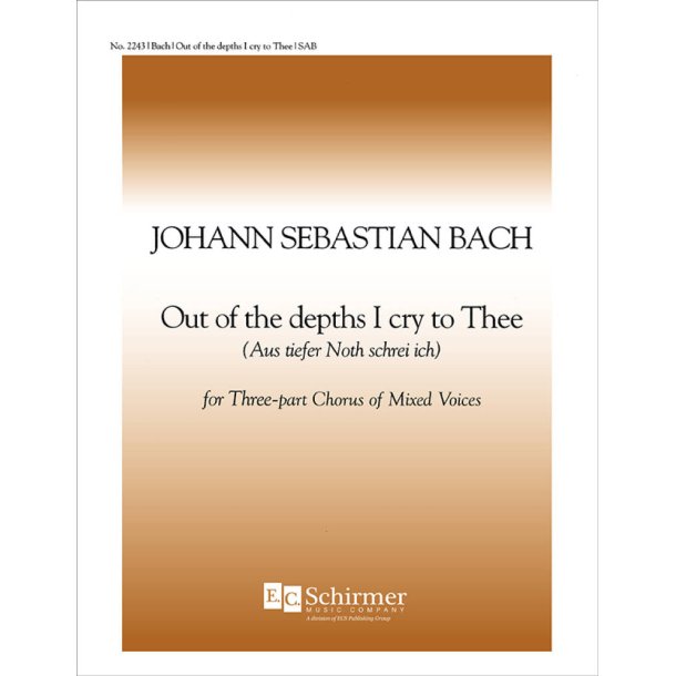 Out of the Depths I Cry to Thee, BWV 38