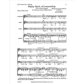 Mighty Spirit, All Transcending, K 618