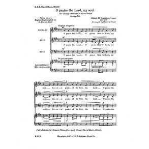 O Praise the Lord, My Soul