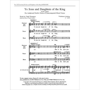 Ye Sons and Daughters of the King