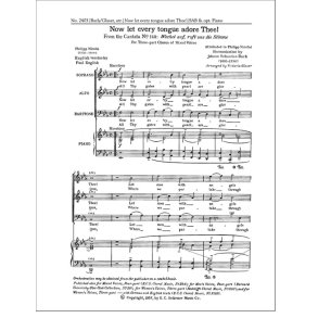 Now Let Every Tongue Adore Thee, BWV 140