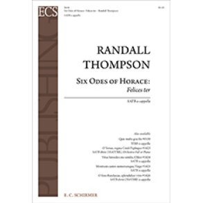 Six Odes of Horace: Felices ter : Thrice happy they