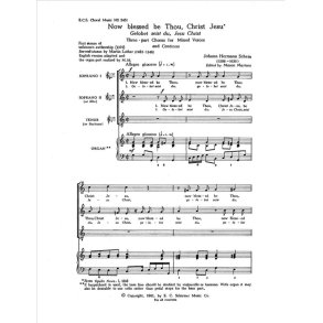 Gelobet seist du, Jesu Christ : Now Blessed Be Thou