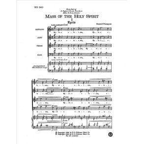 Mass of the Holy Spirit: No. 1. Kyrie