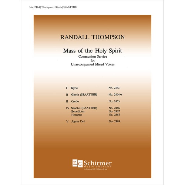 Mass of the Holy Spirit: No. 2. Gloria