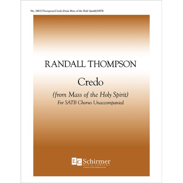 Mass of the Holy Spirit: No. 3. Credo