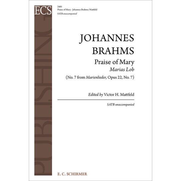 Marienlieder: No. 7. Praise of Mary : Marias Lob