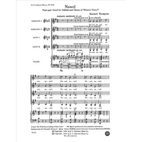 The Nativity According to St. Luke: Nowel