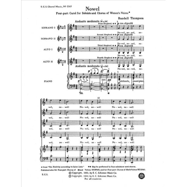 The Nativity According to St. Luke: Nowel
