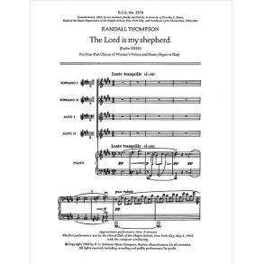 The Lord Is My Shepherd