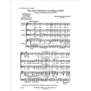 Say, Where is He that is Born King of Judah?