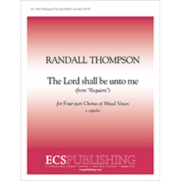 Requiem : The Leave-taking No. 2. The Lord shall be unto thee