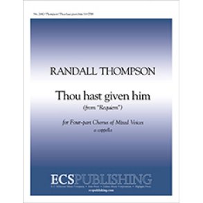 Requiem: The Leave-taking: 4. Thou hast given him