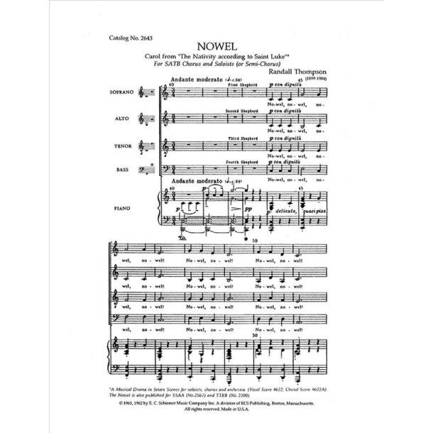 The Nativity According to St. Luke: Nowel