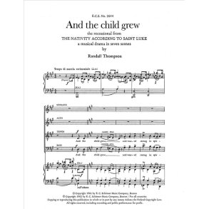 Nativity According to St. Luke: And Child Grew