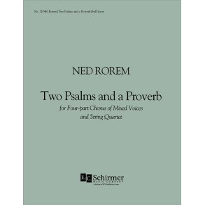Two Psalms and a Proverb : Score