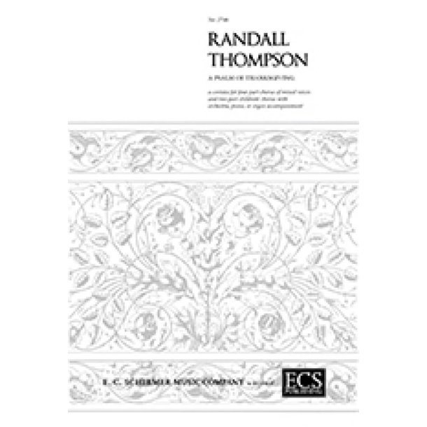 A Psalm Of Thanksgiving