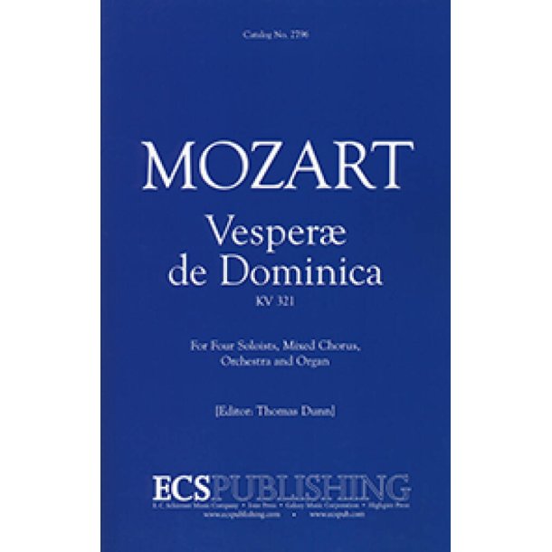 Vesperae de Dominica, K.321