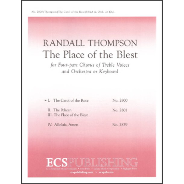 The Place of the Blest: 1 The Carol of the Rose