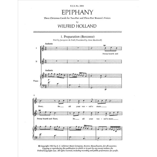 Epiphany : Three Christmas Carols