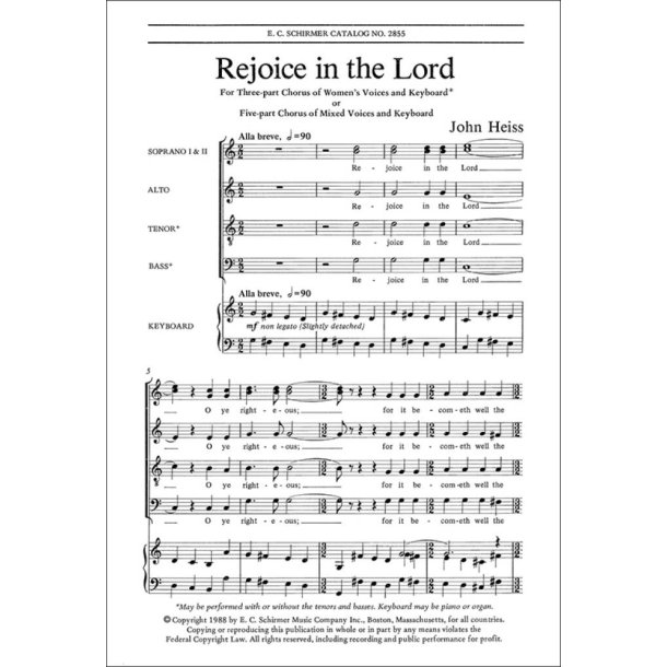 Rejoice In The Lord