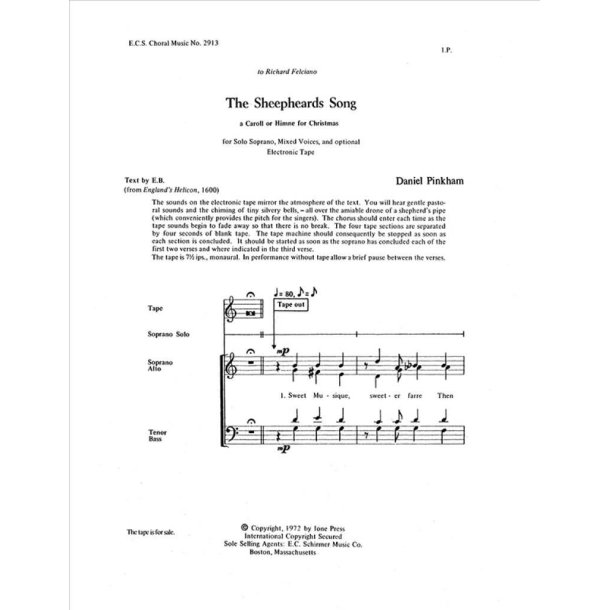 The Sheepheard's Song