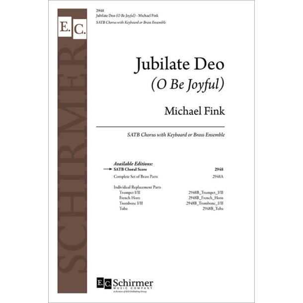 Jubilate Deo : O Be Joyful