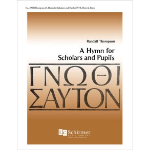A Hymn For Scholars and Pupils