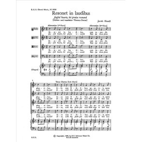 Resonet in laudibus : Joyful Hearts, Let Praise Resound