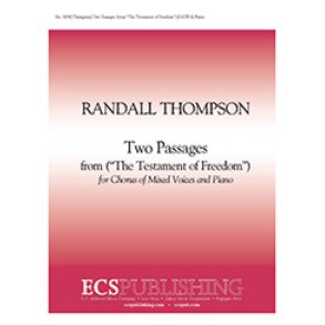 Two Passages from The Testament of Freedom