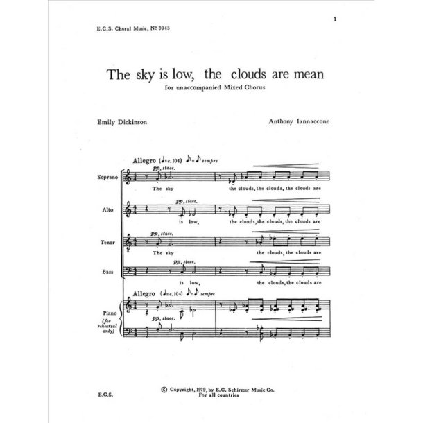 The Sky Is Low Clouds Are Mean