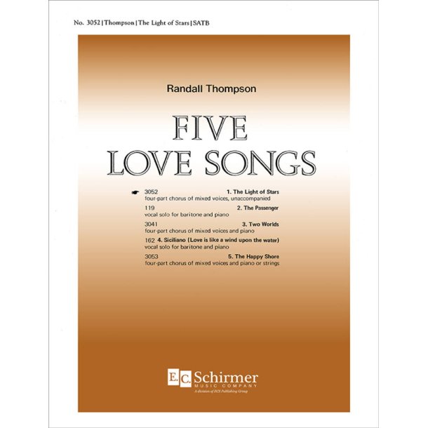 Five Love Songs: No. 1. The Light of Stars