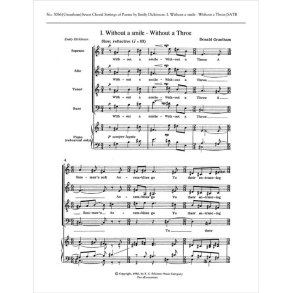 Dickinson Settings: Without a Smile