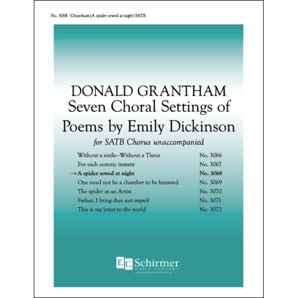 Dickinson Settings: A Spider Sewed at Night